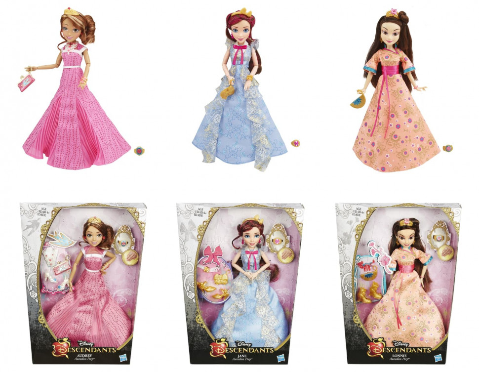 Кукла DESCENDANTS Наследники Дисней в платье для коронации светлые герои Hasbro