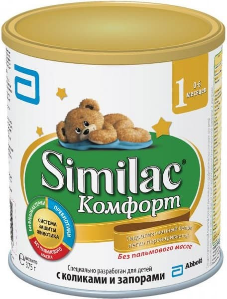 Детская молочная смесь Similac Comfort 1 с рождения 375 г
