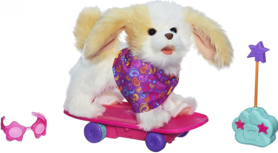 Собака A1649E24 FRF Трикси на скейтборде FURREAL FRIENDS купить в интернет-магазине детских товаров "Денма" 1