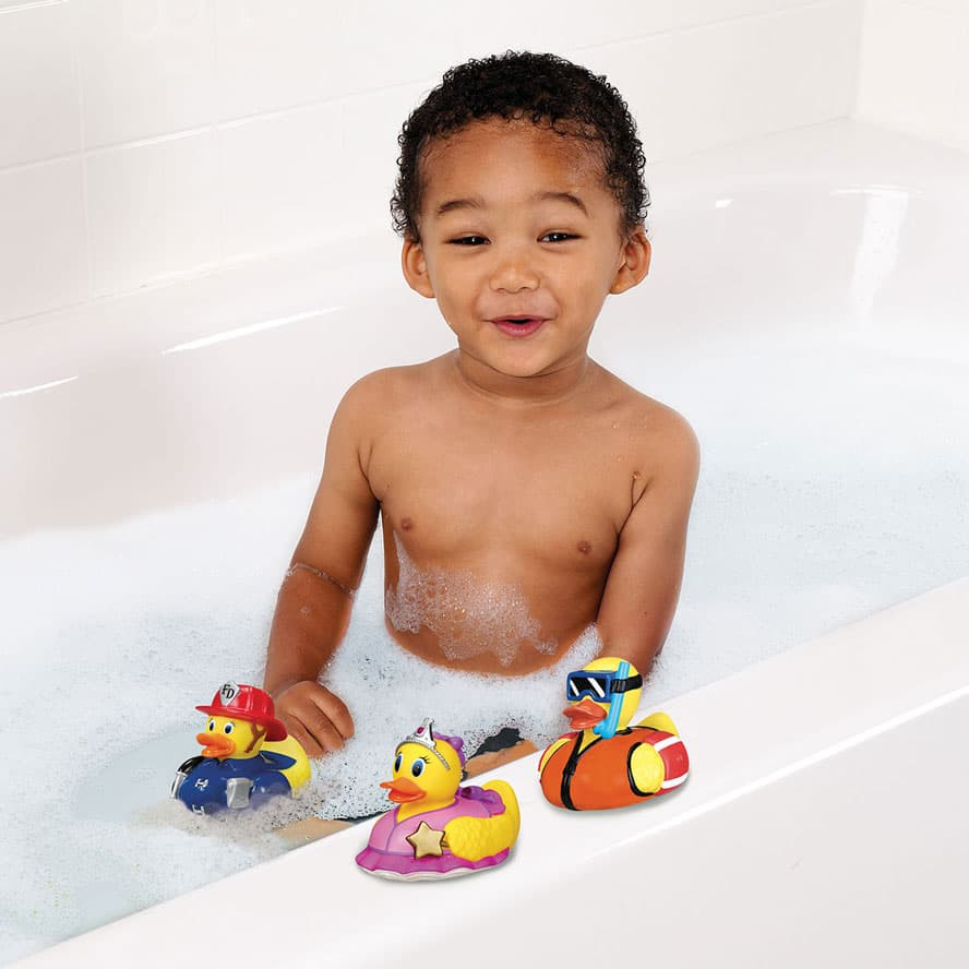 Игрушка Munchkin "Уточки White Hot" для ванной от 0 мес 12148 купить в интернет магазине детских товаров "Денма" 5